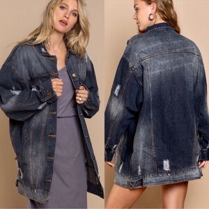 POL Love Poem Denim Jean Jacket